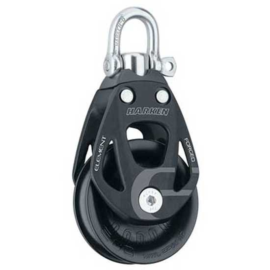Harken Single Swivel Pulley 80 Mm Schwarz Harken Single Swivel Pulley 80 Mm Schwarz von Harken