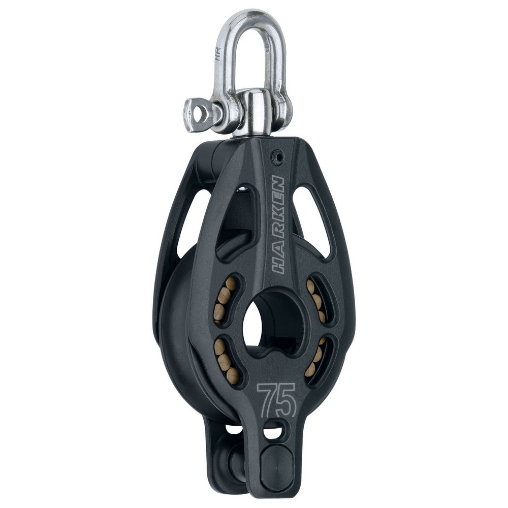 Harken Pulley With Becket 75 Mm Schwarz Harken Pulley With Becket 75 Mm Schwarz von Harken