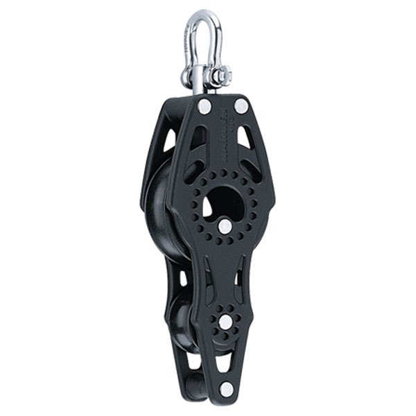 Harken Carbo Fiddle With Becket Pulley 40 Mm Schwarz Harken Carbo Fiddle With Becket Pulley 40 Mm Schwarz von Harken
