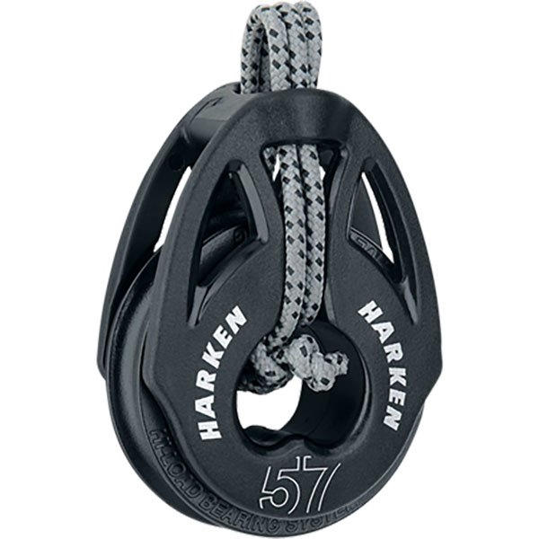 Harken Carbo T2 57 Mm Pulley Schwarz von Harken