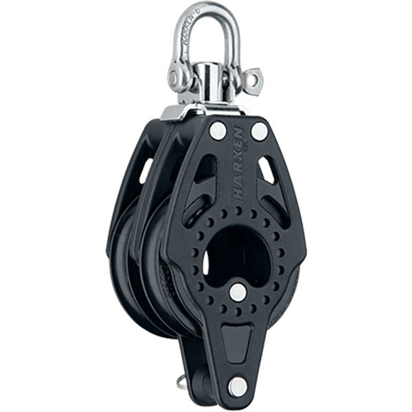 Harken Double Pulley With Shackle 57 Mm Schwarz Harken Double Pulley With Shackle 57 Mm Schwarz von Harken