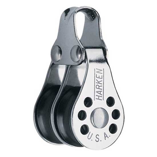 Harken Double Micro Pulley Silber Harken Double Micro Pulley Silber von Harken