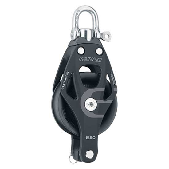 Harken Single Swivel Pulley With Becket 80 Mm Schwarz Harken Single Swivel Pulley With Becket 80 Mm Schwarz von Harken