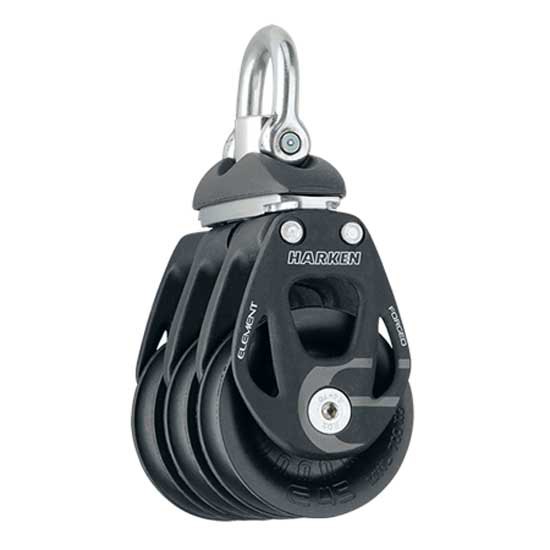 Harken Triple Swivel Pulley 45 Mm Schwarz Harken Triple Swivel Pulley 45 Mm Schwarz von Harken