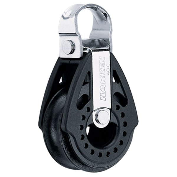 Harken Fixed Head Carbo Block 40 Mm 90º Pulley Schwarz von Harken