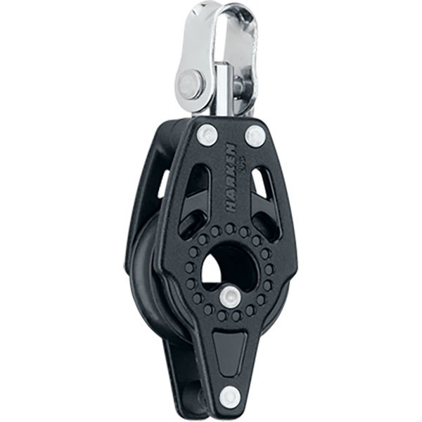 Harken Carbon Single Swivel Pulley With Support 29 Mm Schwarz Harken Carbon Single Swivel Pulley With Support 29 Mm Schwarz von Harken