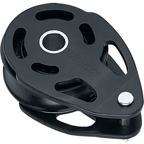 Harken Teardrop Mast Collar Pulley Schwarz 57 mm von Harken