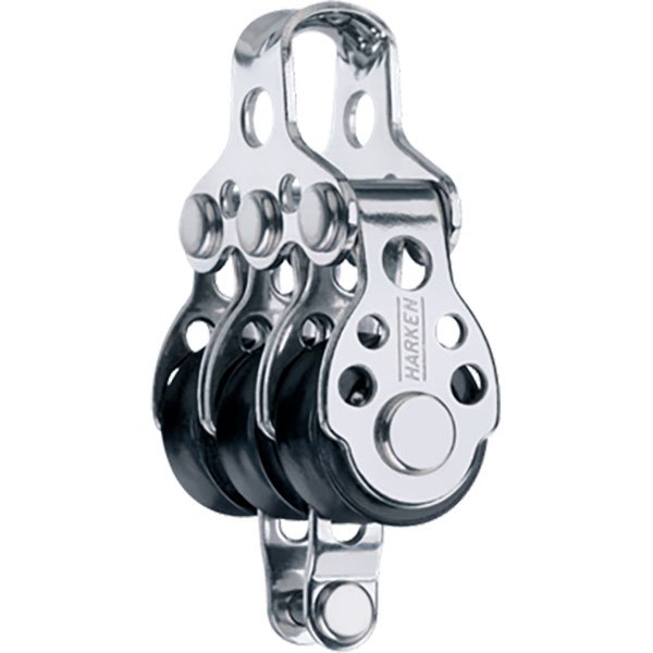 Harken Triple Air Block With Becket Support 16 Mm Silber Harken Triple Air Block With Becket Support 16 Mm Silber von Harken