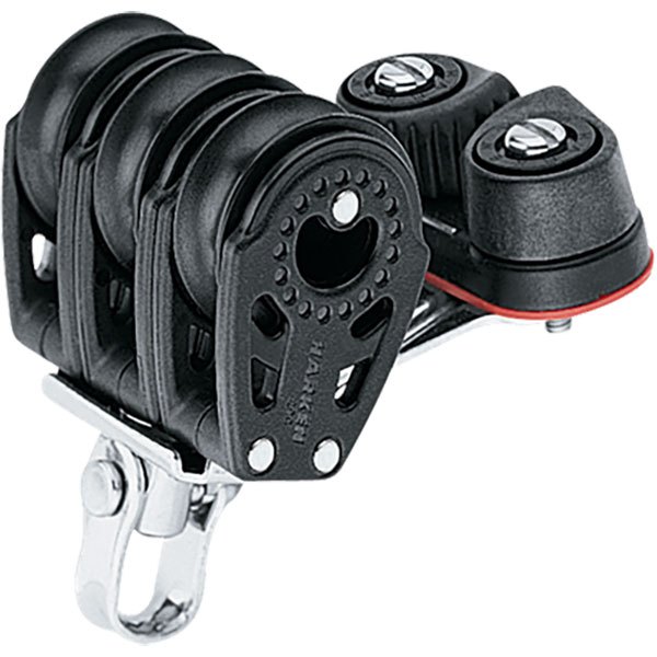 Harken Triple Carbo Block With Cam Cleat Pulley 29 Mm Silber Harken Triple Carbo Block With Cam Cleat Pulley 29 Mm Silber von Harken