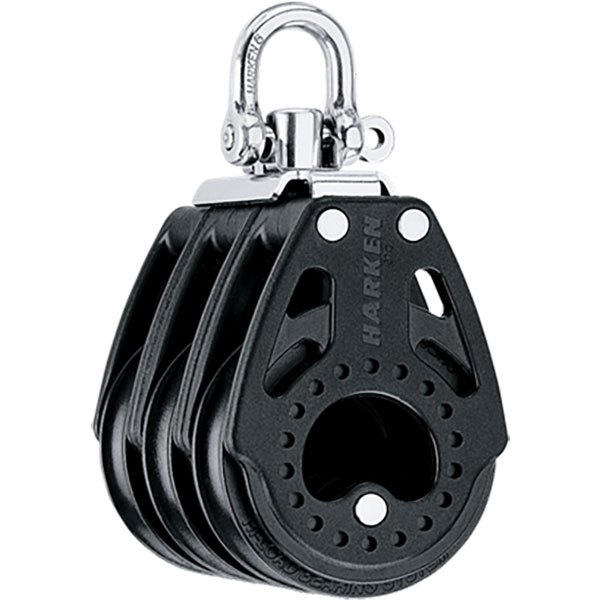 Harken Triple Carbo Block 57 Mm Pulley Schwarz von Harken