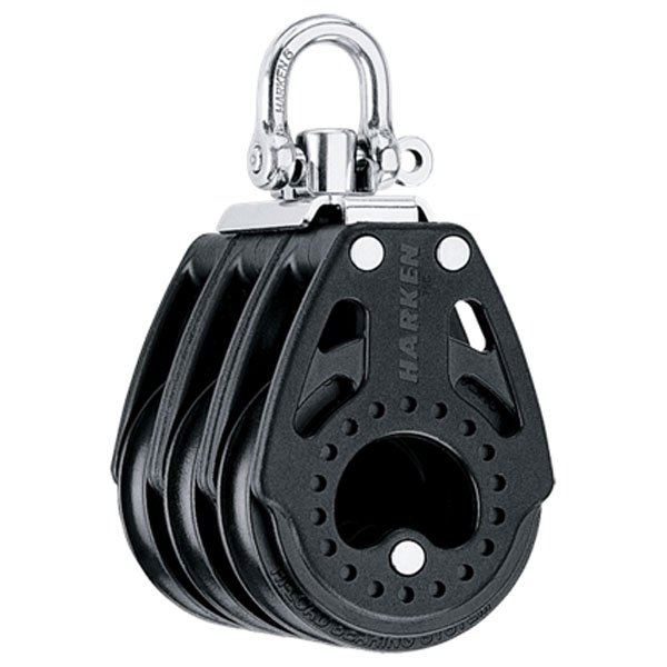Harken Triple Carbo Block Pulley 75 Mm Schwarz Harken Triple Carbo Block Pulley 75 Mm Schwarz von Harken
