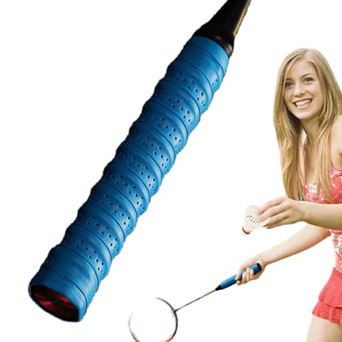 Harmoousue Ersatz-Schlägergriff – Tennis-Griffband | Schnell trocknendes Tischtennis-Overgrip-Klebeband | Super saugfähiges Tennis-Griffband für Badminton, Squash, Tischtennisschläger und Rudern von Harmoousue