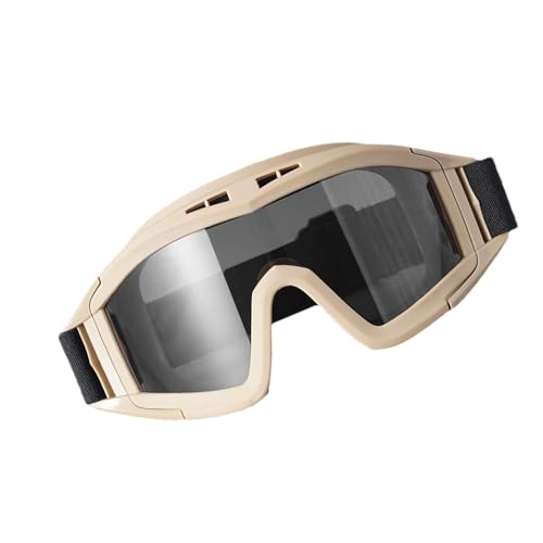 Harmoousue Fahrrad-Rennbrille – Motocross-Brille | Anti-Wind Staubdichte Motorradbrille | Kratzfeste, Staubdichte Schutzbrille | Staubdichte Rennbrille, Motorrad-Schutzbrille Zum Skifahren von Harmoousue