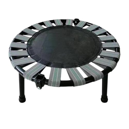 Trampolin – Rebounder-Trampolin | PP Leise Übung Rebounder | Faltbares Fitness-Trampolin, Springen, Cardio-Trainer, Workout für Erwachsene, Trampolin, Rebounder, Springen, Cardio-Trainer von Harmoousue