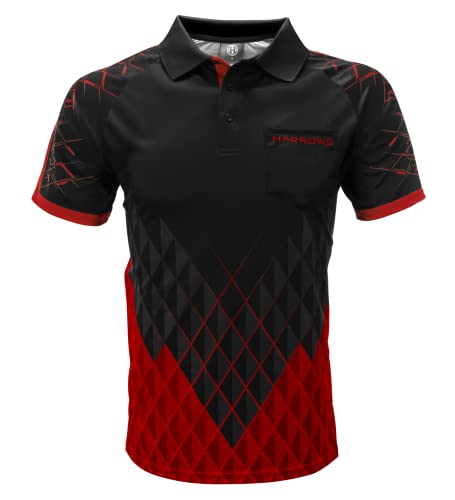 Harrows Paragon Dart Shirt Red L von Harrows