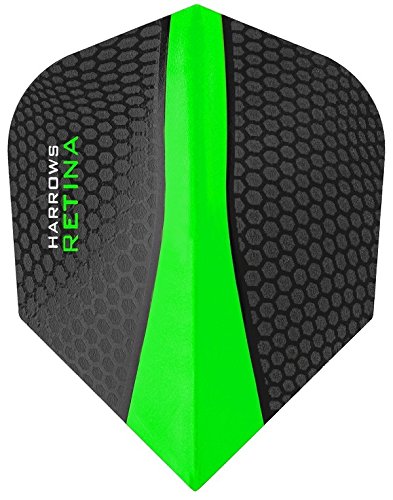 HARROWS, Retina 100 Mikron Dart-Flights, verschiedene Sets, grün, 1 Set HARROWS, Retina 100 Mikron Dart-Flights, verschiedene Sets, grün, 1 Set von Harrows