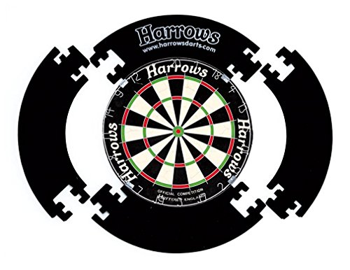 Harrows Dartscheiben-Surround I Dartscheiben-Einfassung 4 Stück I Einfache Montage Dart-Einfassung I Wandschutz Extra 720 mm Schutz I Doppelseitig für Lange Lebensdauer I Darts-Zubehör Harrows Dartscheiben-Surround I Dartscheiben-Einfassung 4 Stück I Einfache Montage Dart-Einfassung I Wandschutz Extra 720 mm Schutz I Doppelseitig für Lange Lebensdauer I Darts-Zubehör von Harrows