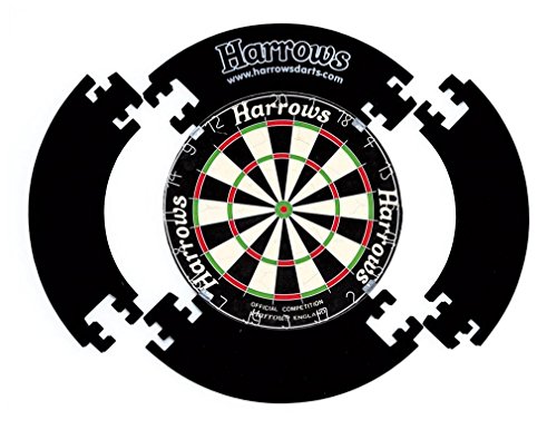 Harrows 4-teiliger Schutzrahmen für Dartscheiben, schwarz, 70 cm von Harrows