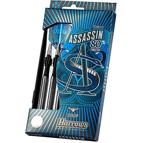 Harrows Assassin Dartpfeil, Wolfram, Stahlspitze L Silber Harrows Assassin Dartpfeil, Wolfram, Stahlspitze L Silber von Harrows