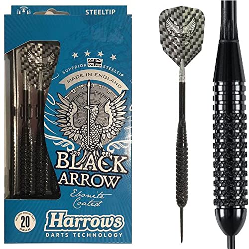 Harrows Black Arrow Steeldarts schwarz schwarz 22 g von Harrows