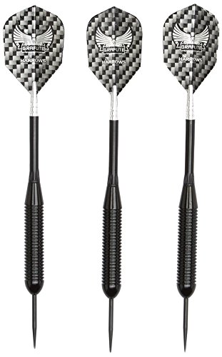 Harrows Black Arrow Steeldarts schwarz schwarz 22 g von Harrows