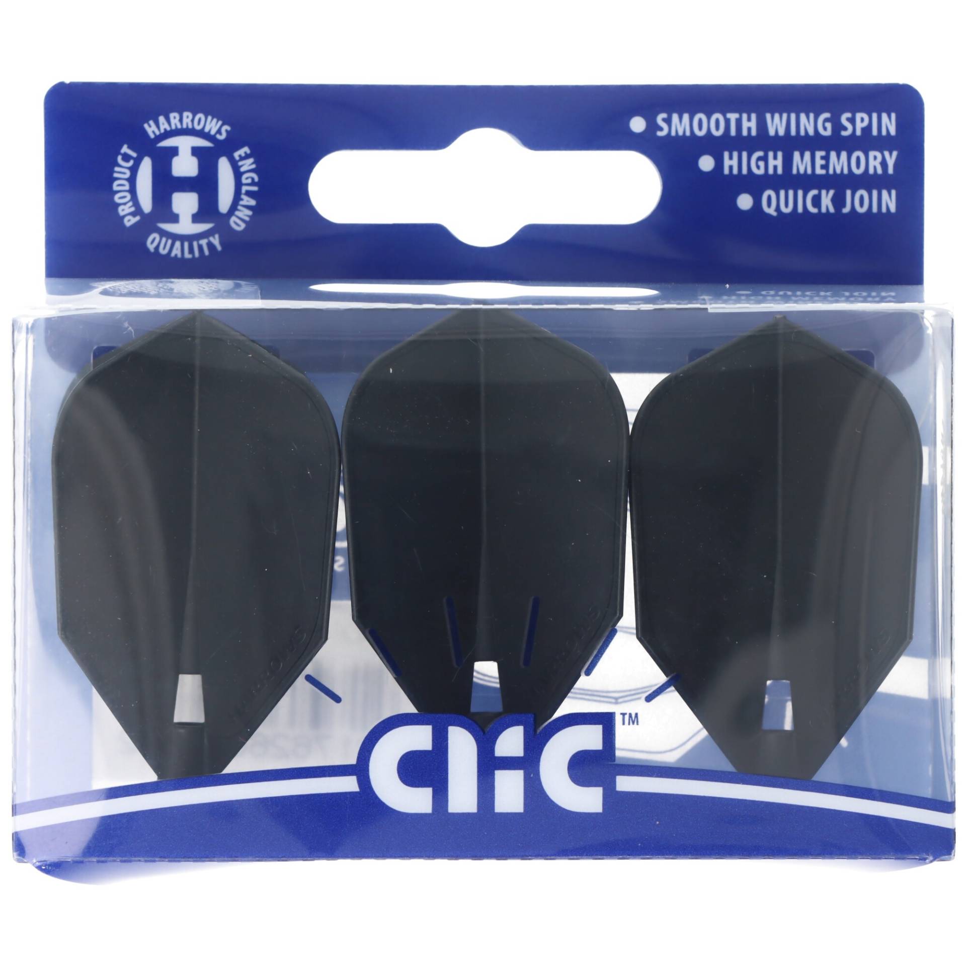 Harrows Clic-Flights, black, 3 Stück Harrows Clic-Flights, black, 3 Stück von Harrows