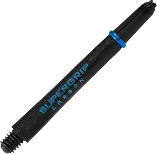 Harrows Dart Imperium Supergrip Carbon Shafts (Aqua, Short) von Harrows