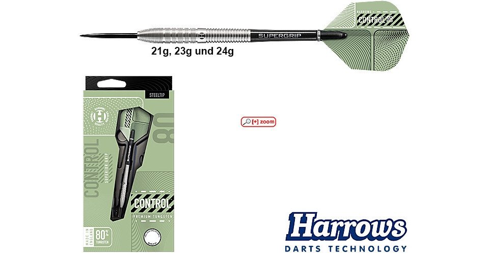 Harrows Dartpfeil Control Tapered 80% 23g von Harrows