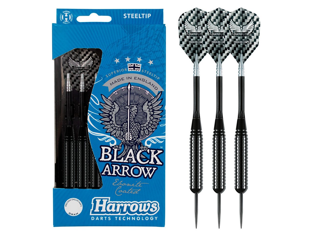 Harrows Dartpfeil Steeltip Black Arrow 0 Harrows Dartpfeil Steeltip Black Arrow 0 von Harrows