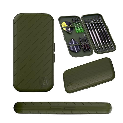 Harrows Darts Case Slim Case | Das kleinste und leichteste 6-Dart-Etui der Welt | Dart-Halter | Dart-Etui für 3 Darts und 6 Darts | Robuste Hydrocarbon-Konstruktion-Grün Harrows Darts Case Slim Case | Das kleinste und leichteste 6-Dart-Etui der Welt | Dart-Halter | Dart-Etui für 3 Darts und 6 Darts | Robuste Hydrocarbon-Konstruktion-Grün von Harrows