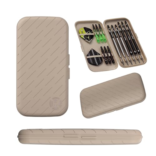 Harrows Darttasche Blaze Pro 6 | Dart Case Dartshalter I Darts Case fasst 6 Darts | für 6 Dartpfeile komplett montiert und Dartzubehör (Beige) Harrows Darttasche Blaze Pro 6 | Dart Case Dartshalter I Darts Case fasst 6 Darts | für 6 Dartpfeile komplett montiert und Dartzubehör (Beige) von Harrows