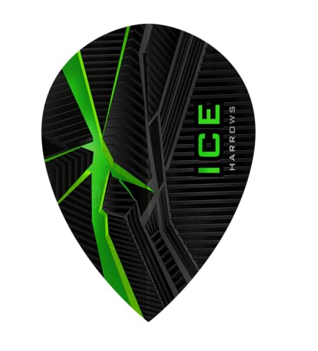 Harrows ICE Recut Pear Green - Dart Flights von Harrows