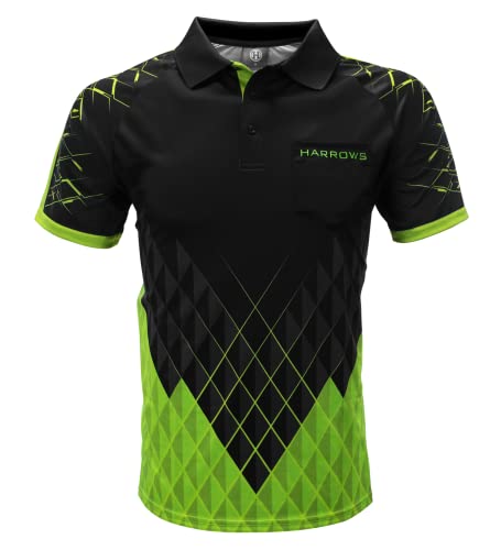 Harrows Paragon Dart Shirt Green L von Harrows