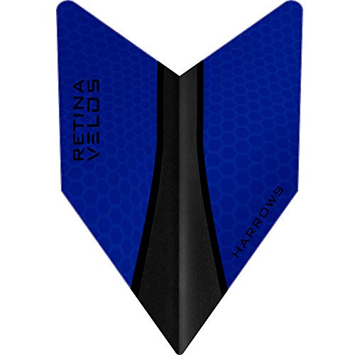 Harrows Retina-X Dart-Flights, extra stark, Velos, 1 Set (3 Stück) (dunkelblau) von Harrows