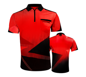 Harrows Shard Dartshirt - Rot Harrows Shard Dartshirt - Rot von Harrows