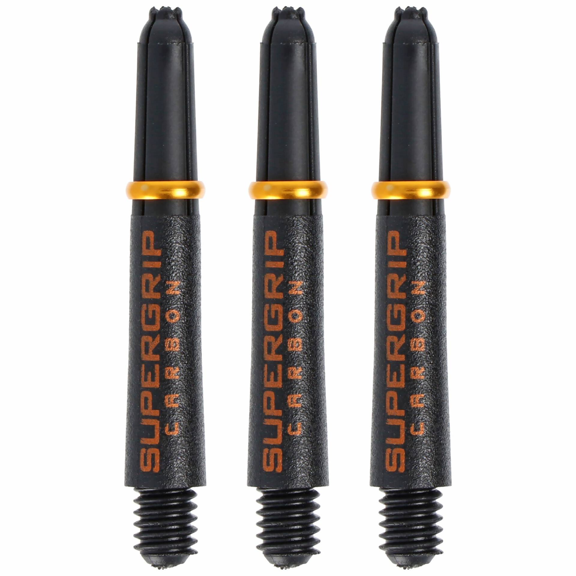 Harrows Supergrip Carbon Dartschaft, schwarz & gold, short von Harrows