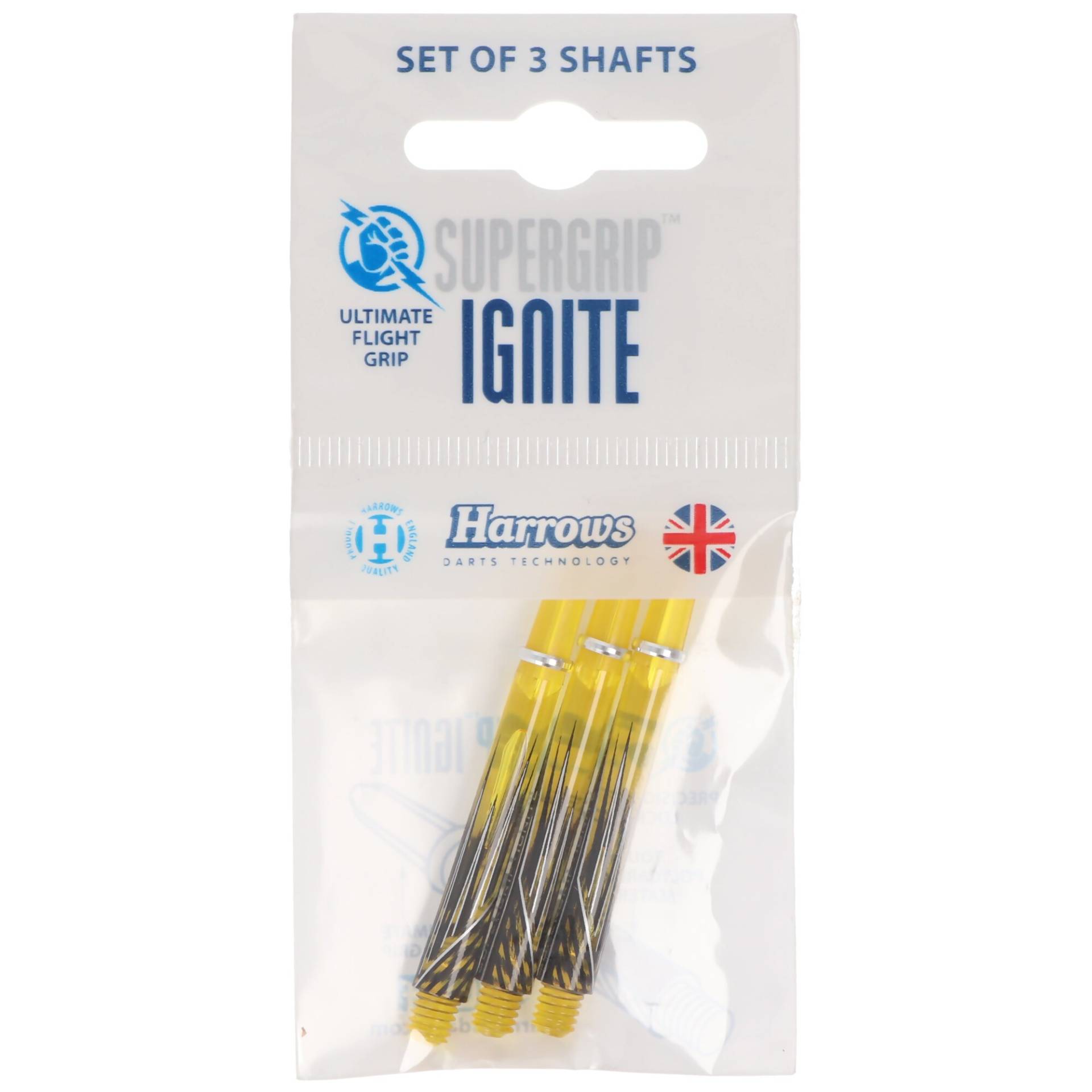 Harrows Supergrip Schaft Ignite, medium, gelb Harrows Supergrip Schaft Ignite, medium, gelb von Harrows