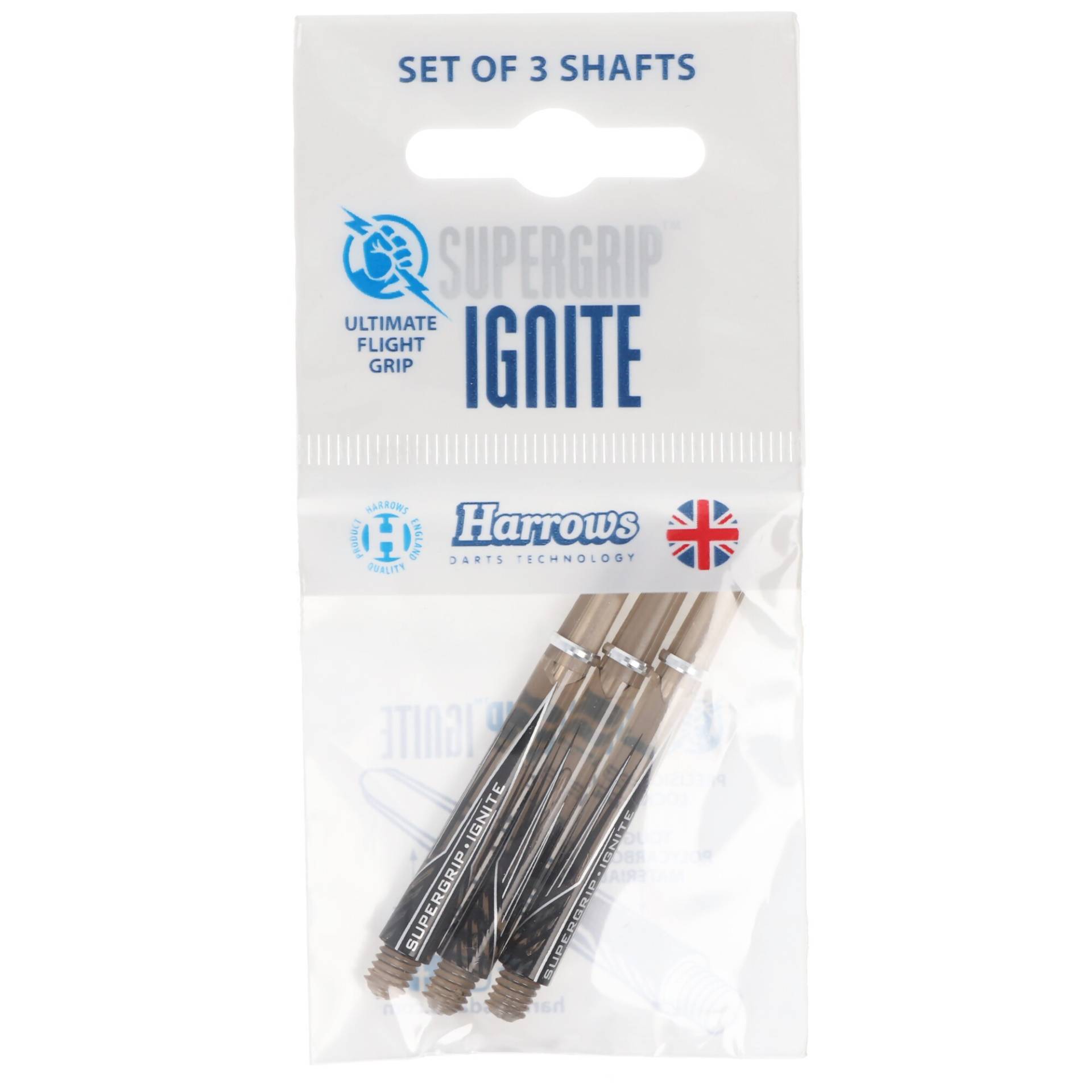 Harrows Supergrip Schaft Ignite, medium, smokey Harrows Supergrip Schaft Ignite, medium, smokey von Harrows