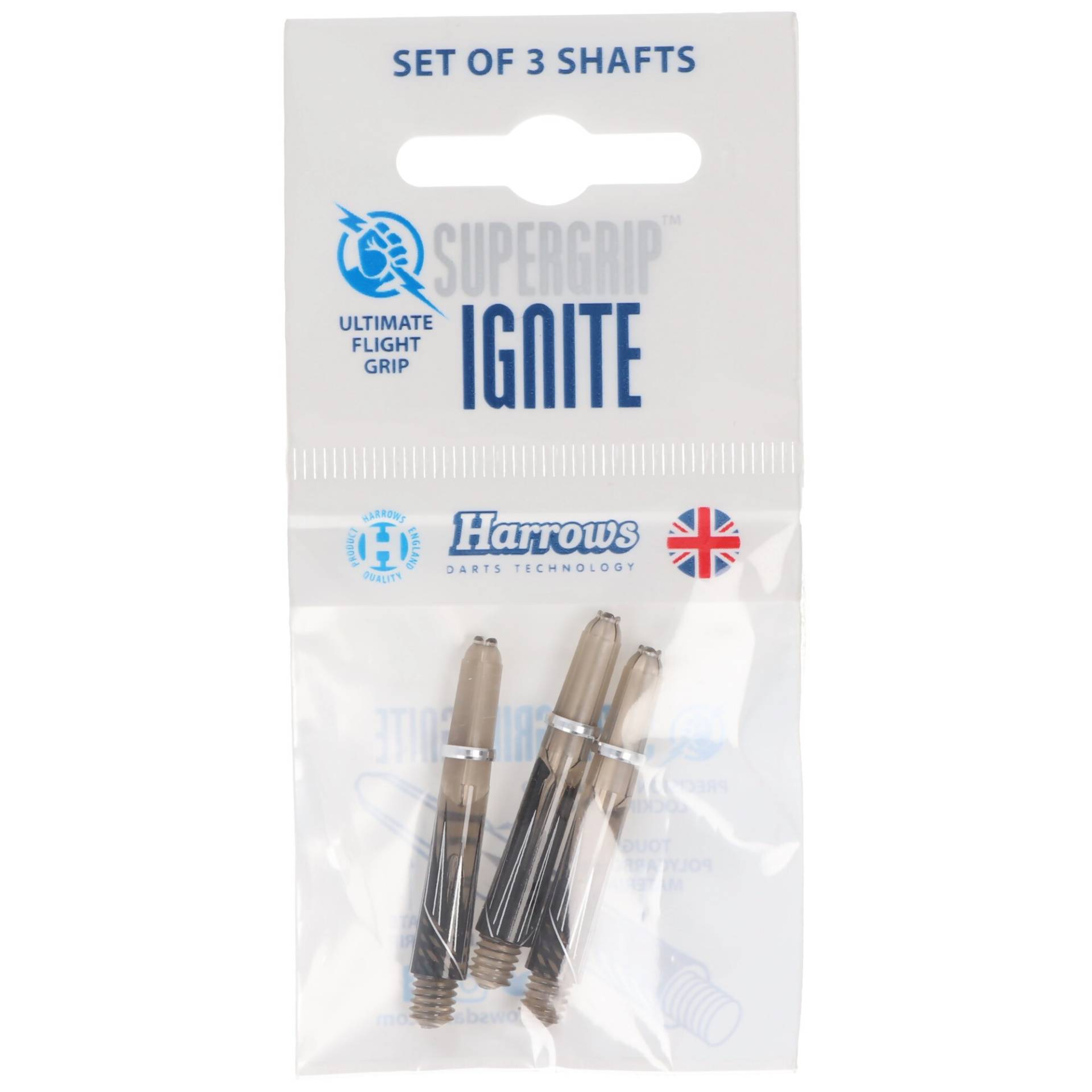 Harrows Supergrip Schaft Ignite, short, smokey Harrows Supergrip Schaft Ignite, short, smokey von Harrows