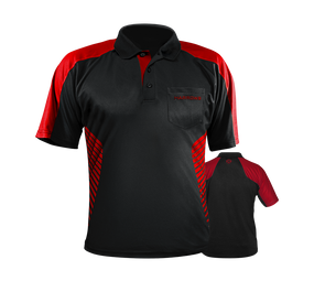 Harrows Vivid Dartshirt Black/Fire-Red Harrows Vivid Dartshirt Black/Fire-Red von Harrows