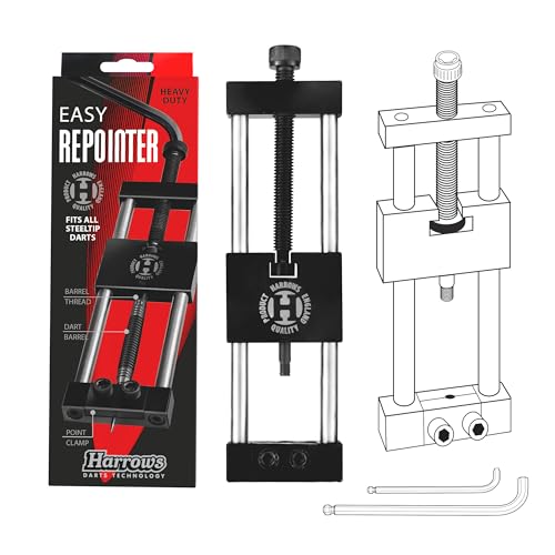 Harrows Darts Repointing Tool | Werkzeug zum Entfernen von Dartspitzen | Dartzubehör für Dartspitzen, Dartflights, Dartschäfte, Dartschäfte I Professionelles Dartzubehör Harrows Darts Repointing Tool | Werkzeug zum Entfernen von Dartspitzen | Dartzubehör für Dartspitzen, Dartflights, Dartschäfte, Dartschäfte I Professionelles Dartzubehör von Harrows