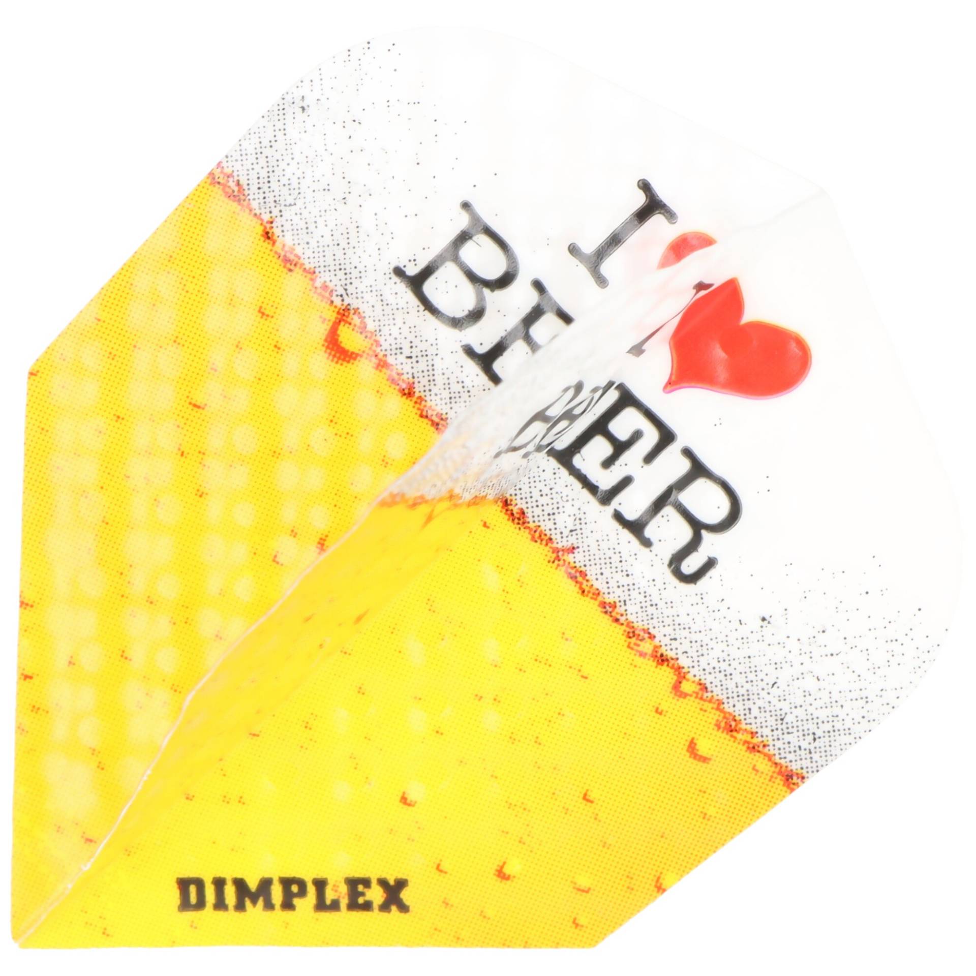 Ich liebe das Bier, Dartflight Dimplex, I Love Beer, Standard, 3 Stück Ich liebe das Bier, Dartflight Dimplex, I Love Beer, Standard, 3 Stück von Harrows