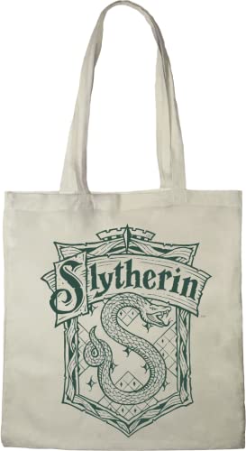 Harry Potter Bag, SLYTHERIN, Referenz: BWHAPOMBB008, Ecru, 38 x 40 cm von Harry Potter