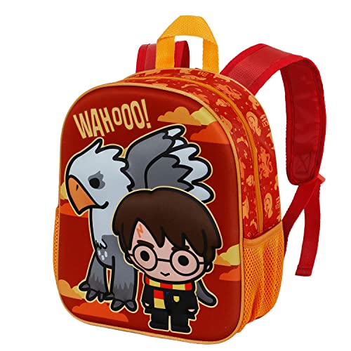 Harry Potter Buckbeak-Kleiner 3D Rucksack, Orange, 26 x 31 cm, Kapazität 8,5 L von Harry Potter