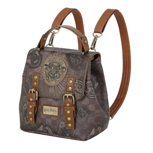 Harry Potter Pride-Quest Rucksack-Handtasche, Braun, 26 x 21,5 cm, Kapazität 6,5 L Harry Potter Pride-Quest Rucksack-Handtasche, Braun, 26 x 21,5 cm, Kapazität 6,5 L von Harry Potter