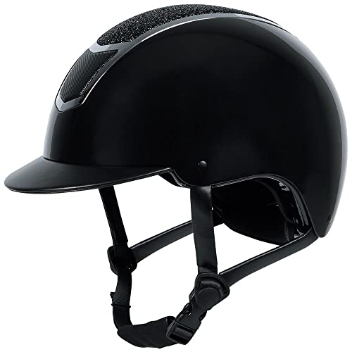 Reithelm Matterhorn Shiny schwarz-Silber 56-58 Reithelm Matterhorn Shiny schwarz-Silber 56-58 von Harry's Horse