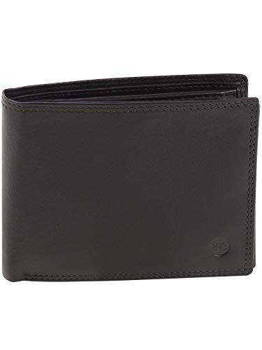 Harrys-Collection HC Schlichte Querformat Geldbörse in weichem Nappa Leder Doppelnaht RFID Schutz, Farben:Dunkelbraun Harrys-Collection HC Schlichte Querformat Geldbörse in weichem Nappa Leder Doppelnaht RFID Schutz, Farben:Dunkelbraun von Harrys-Collection