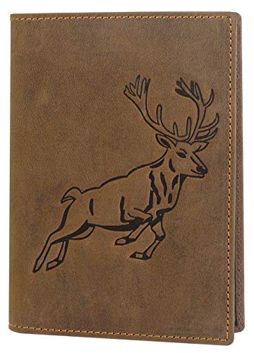Harrys-Collection Ausweismappe mit Hirsch RFID, Farben:Cognac Harrys-Collection Ausweismappe mit Hirsch RFID, Farben:Cognac von Harrys-Collection