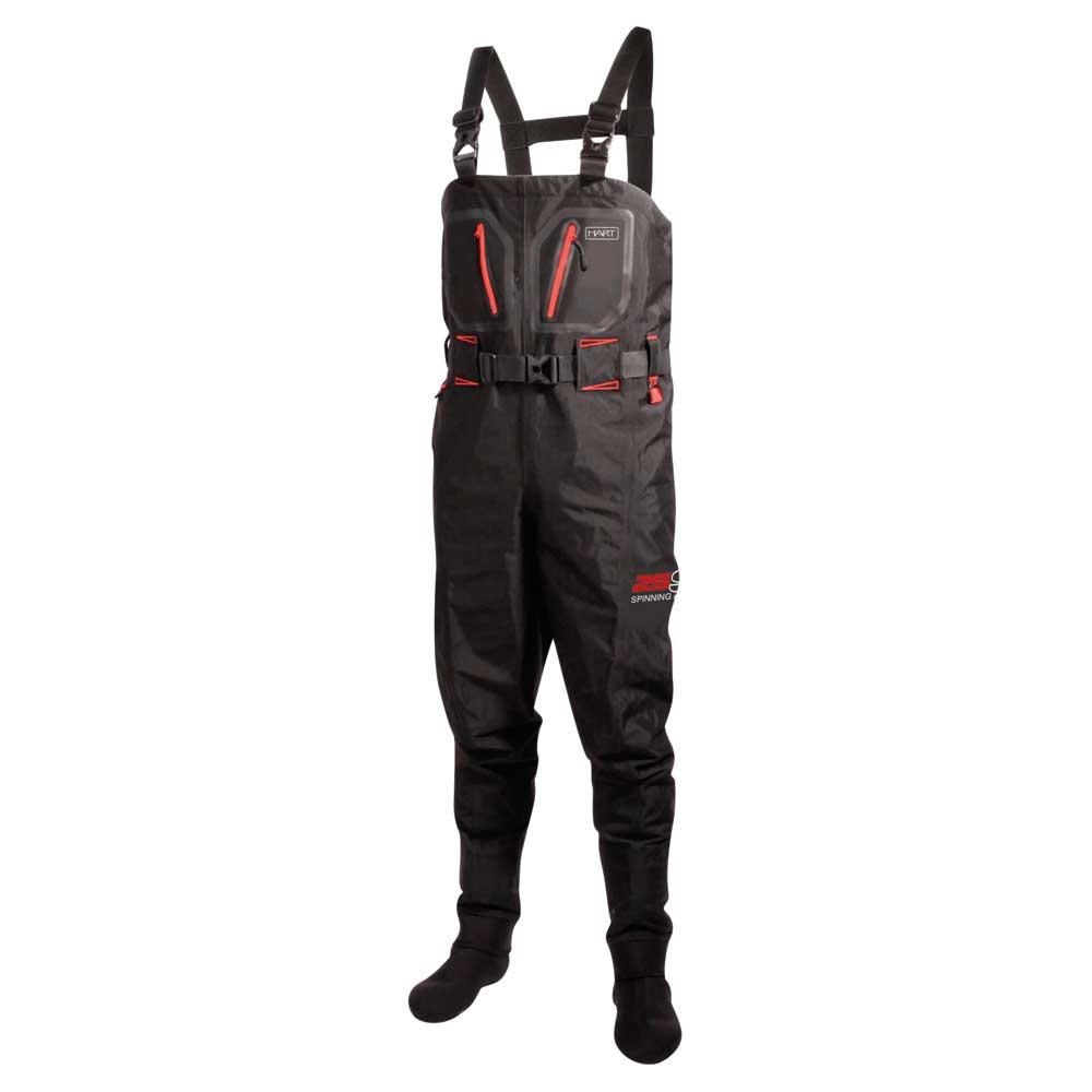 Hart 25s Spinning Breathable Wader Schwarz L Mann von Hart