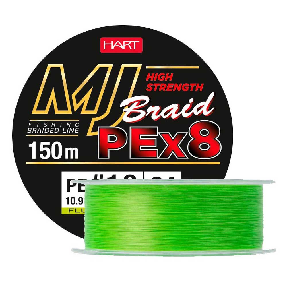 Hart Mj Braided Line 150 M Grün 0.083 mm von Hart